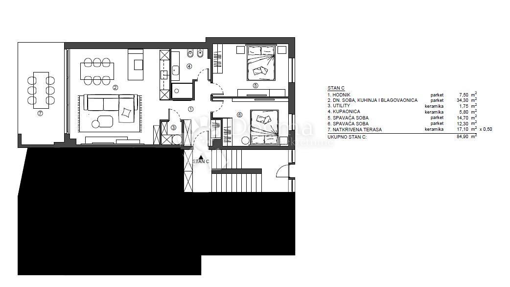 Umago, nuova costruzione di alta qualità a 10 minuti dal mare