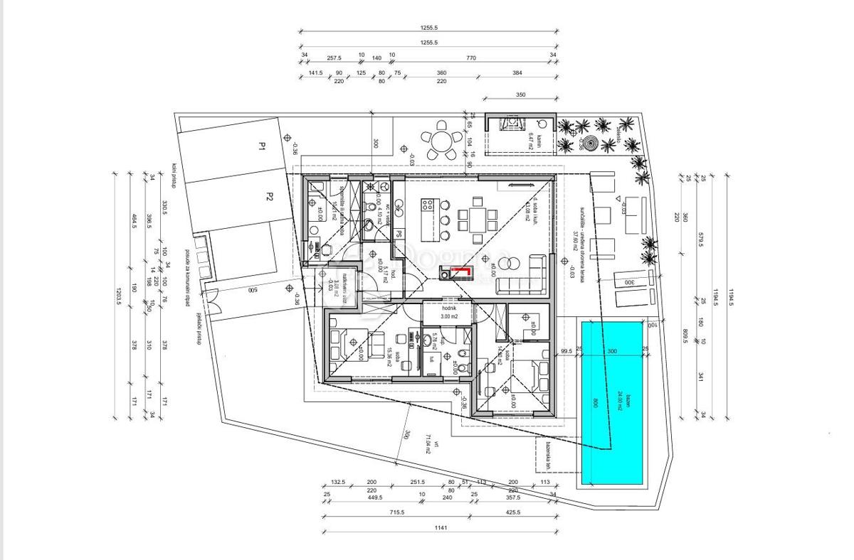 Terreno edificabile Kanfanar, 400m2