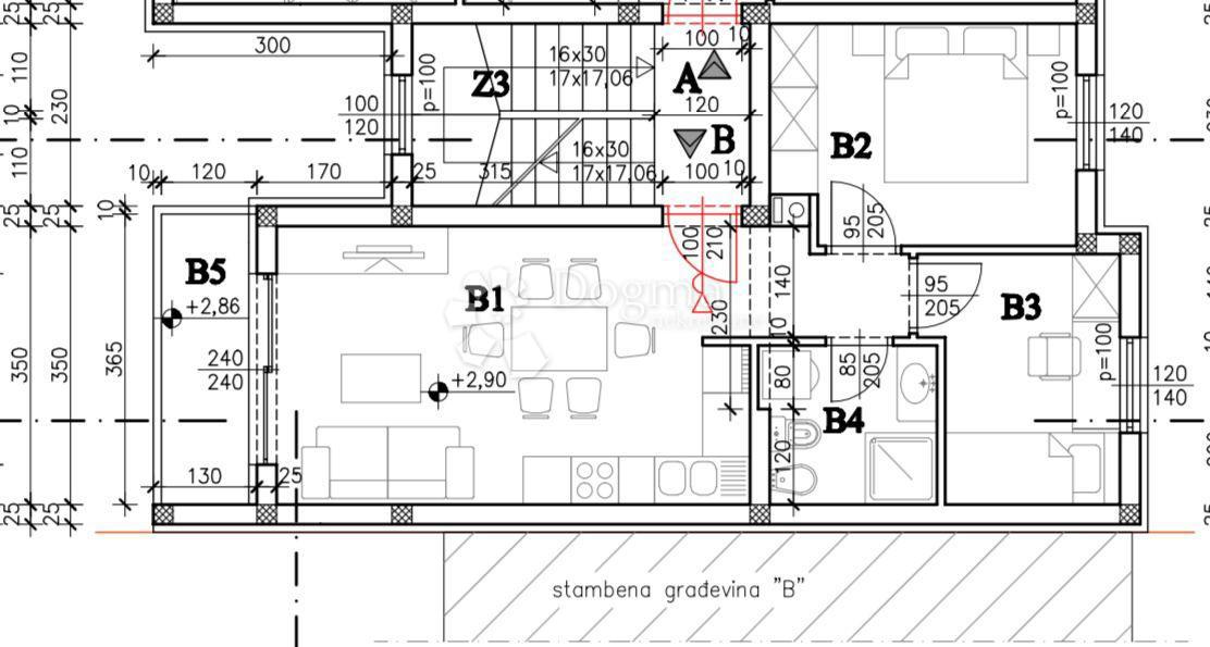 Allogio Valdebek, Pula, 55,70m2
