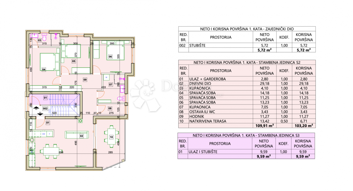 Allogio Vodice, 103,20m2