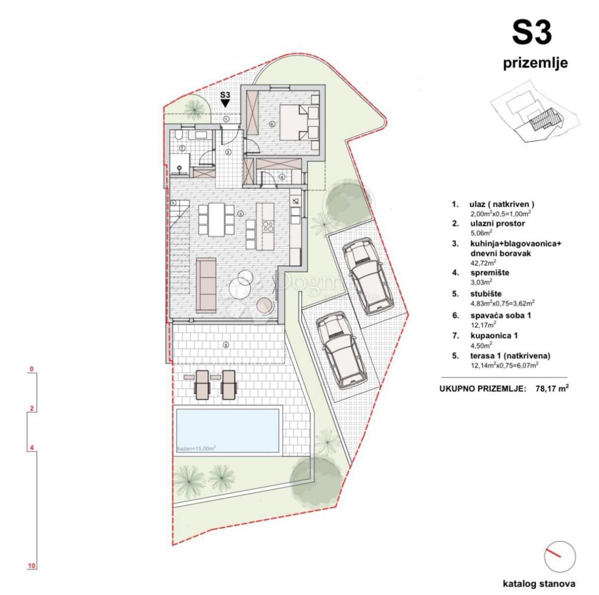 Allogio Vodice, 204,04m2