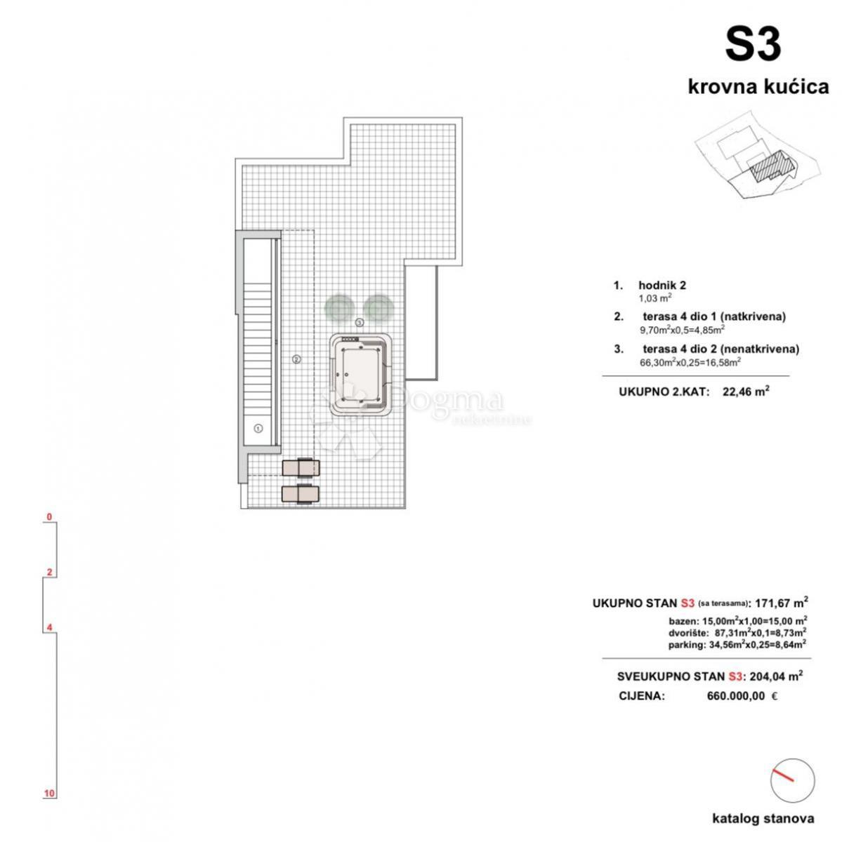 Allogio Vodice, 204,04m2