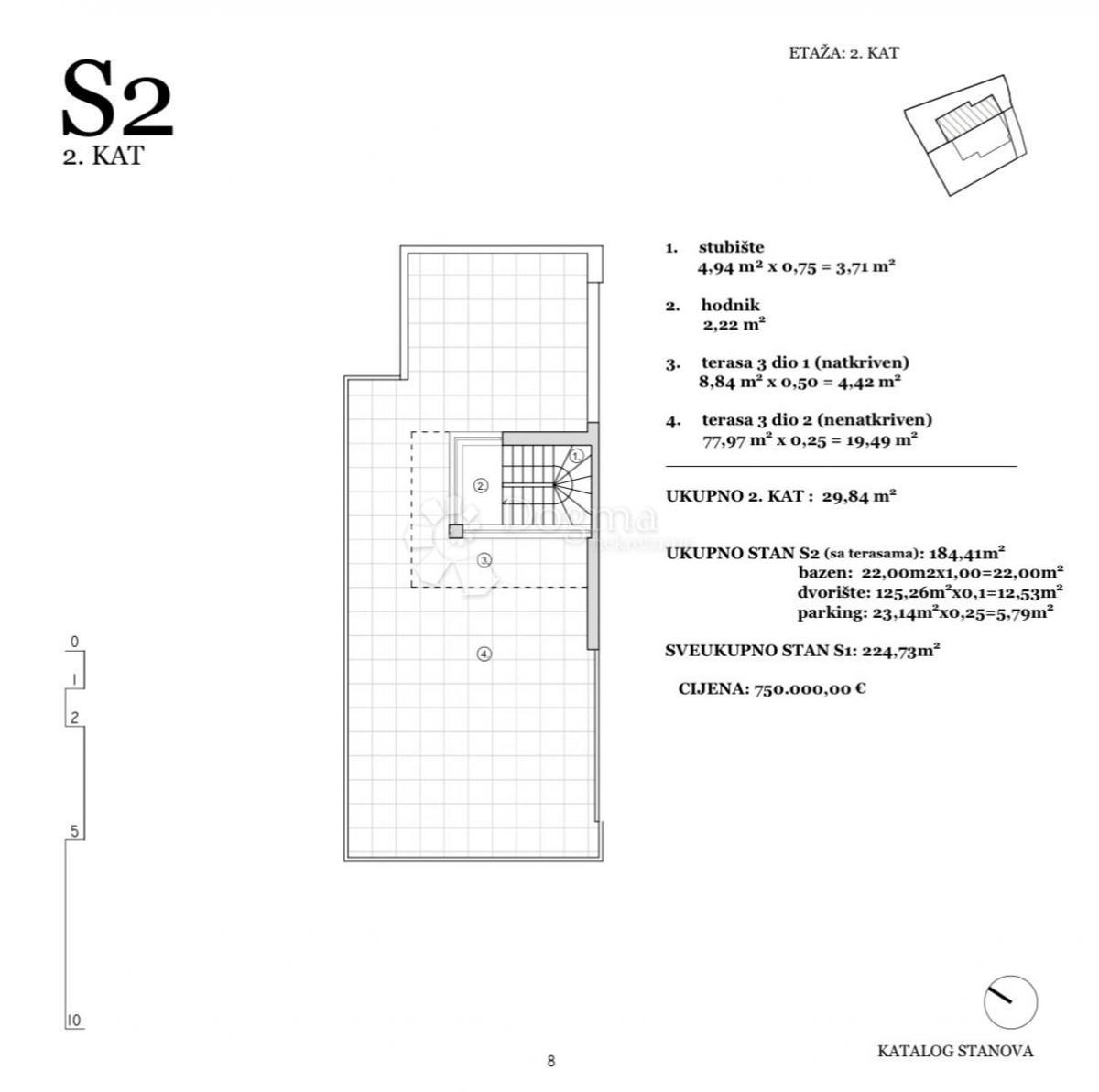 Allogio Vodice, 204,04m2