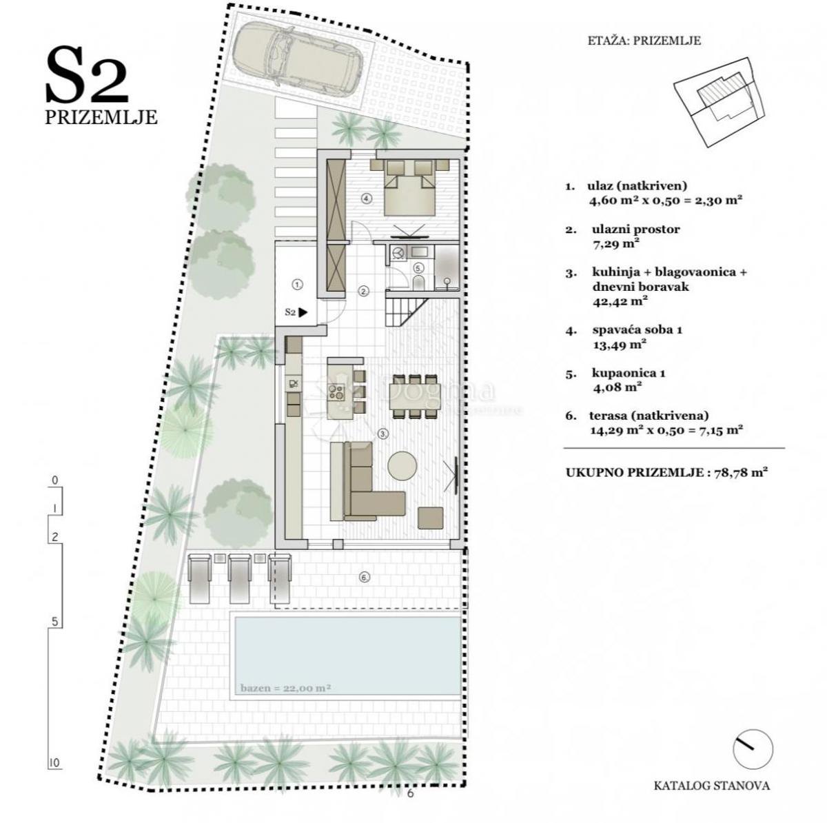 Allogio Vodice, 204,04m2