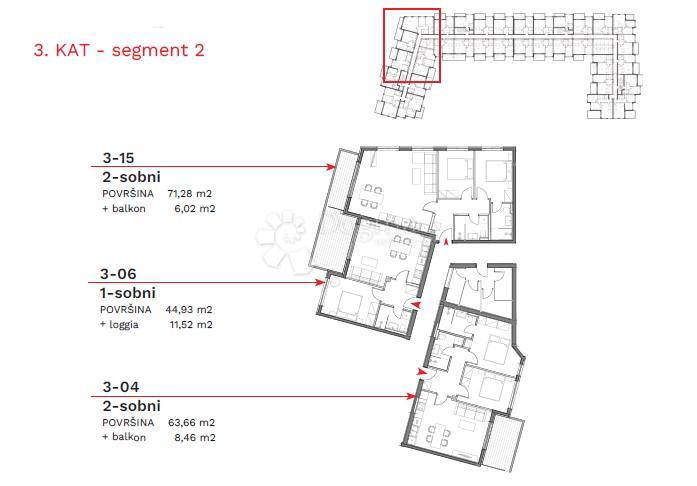 Umago, nuova costruzione, appartamento spazioso con garage