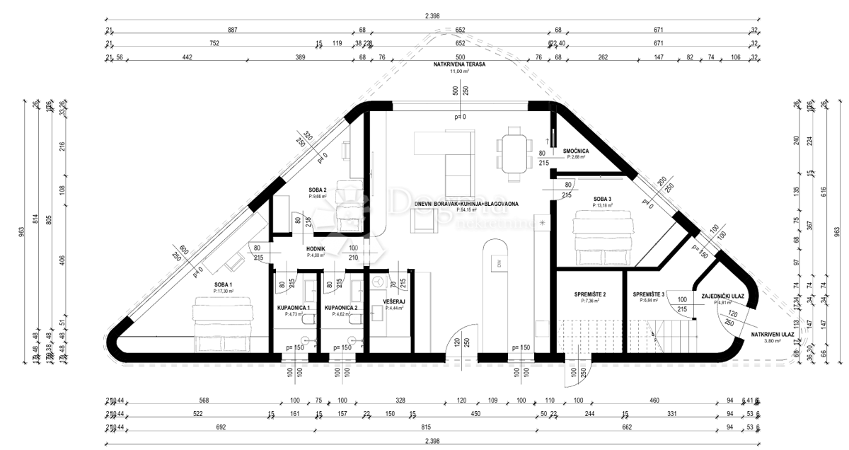 Allogio Vodnjan, 123,46m2
