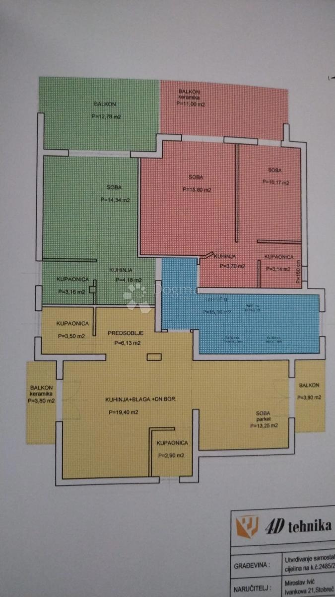 OPPORTUNITÀ UNICA – AMPIO APPARTAMENTO CON QUATTRO CAMERE E QUATTRO BALCONI SULLA SCARPATA SUL MARE – STOBREČ