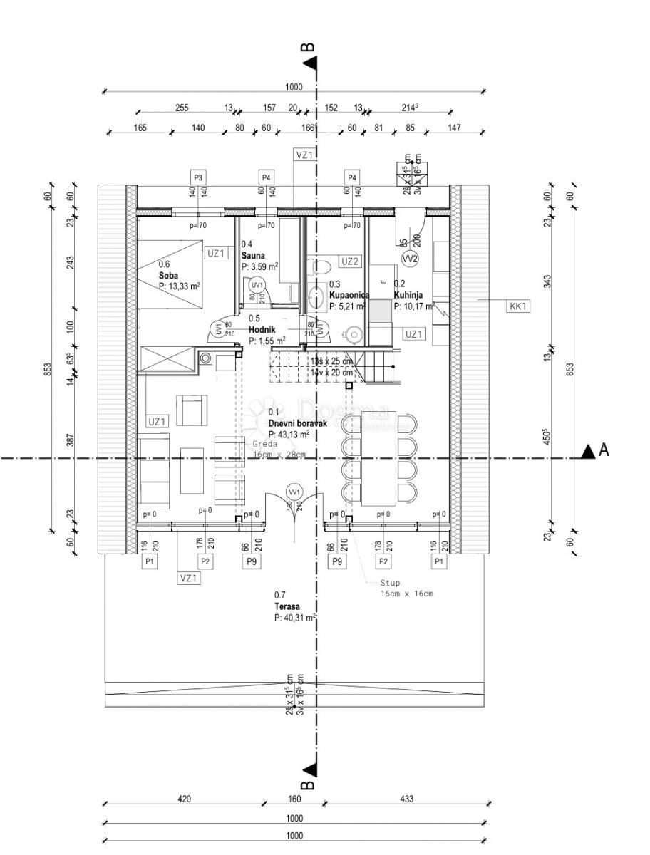 Casa Sunger, Mrkopalj, 118,54m2