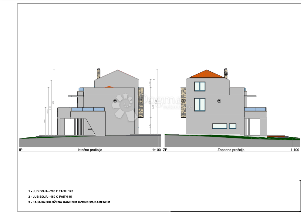 Terreno edificabile Orihi, Barban, 2.065m2