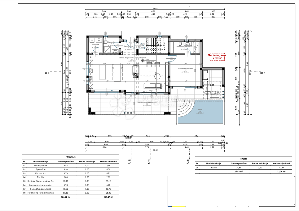 Terreno edificabile Orihi, Barban, 2.065m2