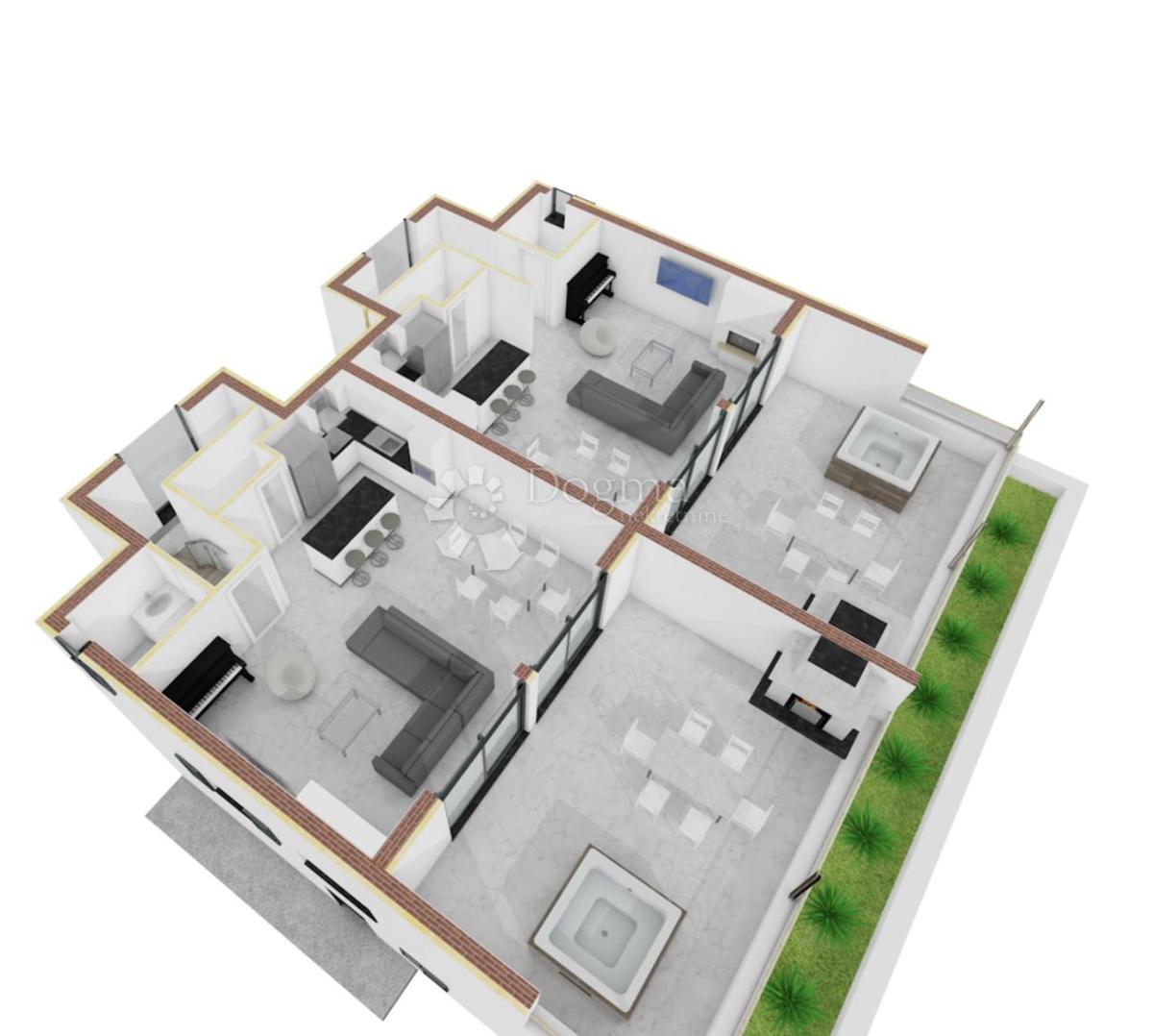 Allogio Crnica, Šibenik, 166,34m2