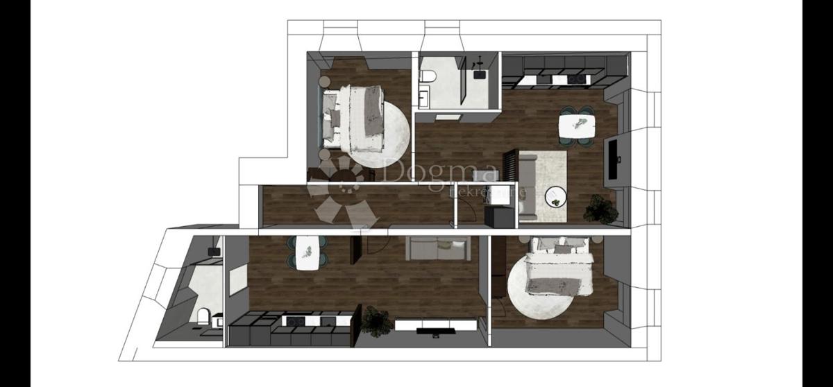 Allogio Centar, Rijeka, 93,50m2