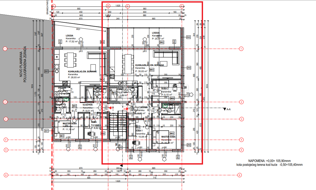 Allogio Kurilovec, Velika Gorica, 125,76m2