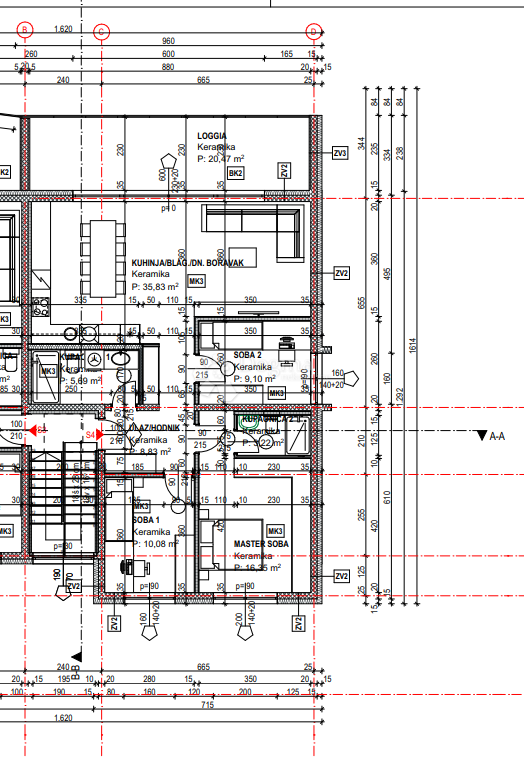 Allogio Kurilovec, Velika Gorica, 125,76m2