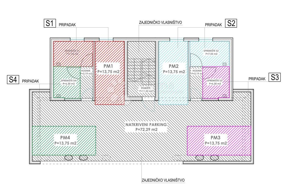 Allogio Diklo, Zadar, 134,10m2