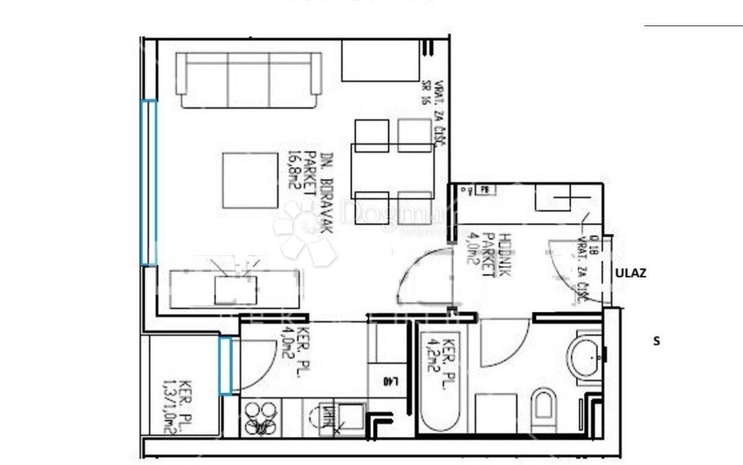 Allogio Črnomerec, 30,64m2