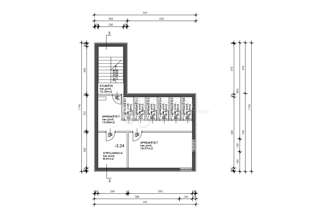 Allogio Sukošan, 91,16m2