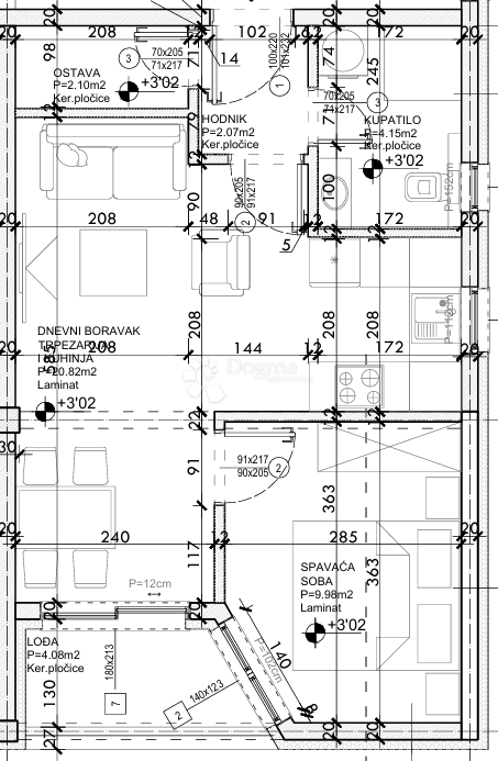 Allogio Drvenik, Gradac, 42,18m2
