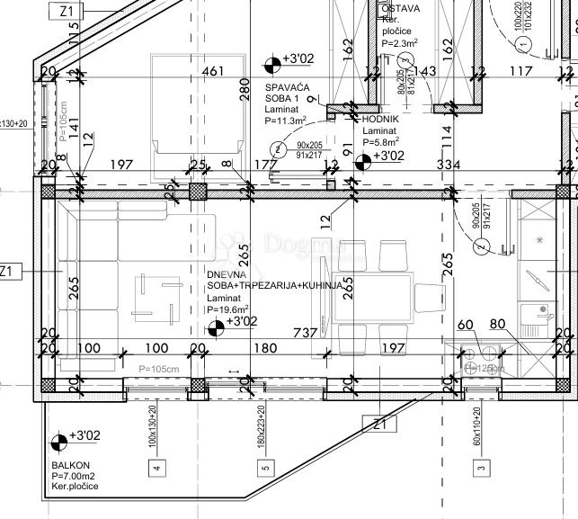 Allogio Drvenik, Gradac, 48,90m2