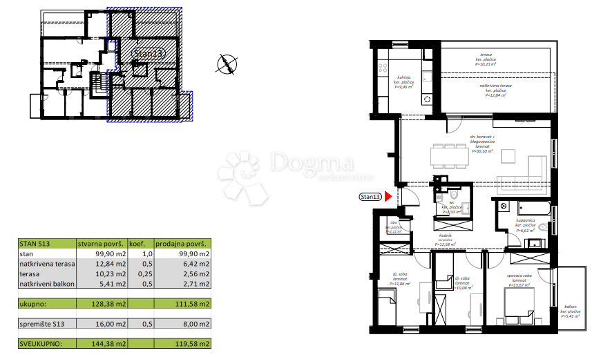 Allogio Novi Marof, 61,98m2