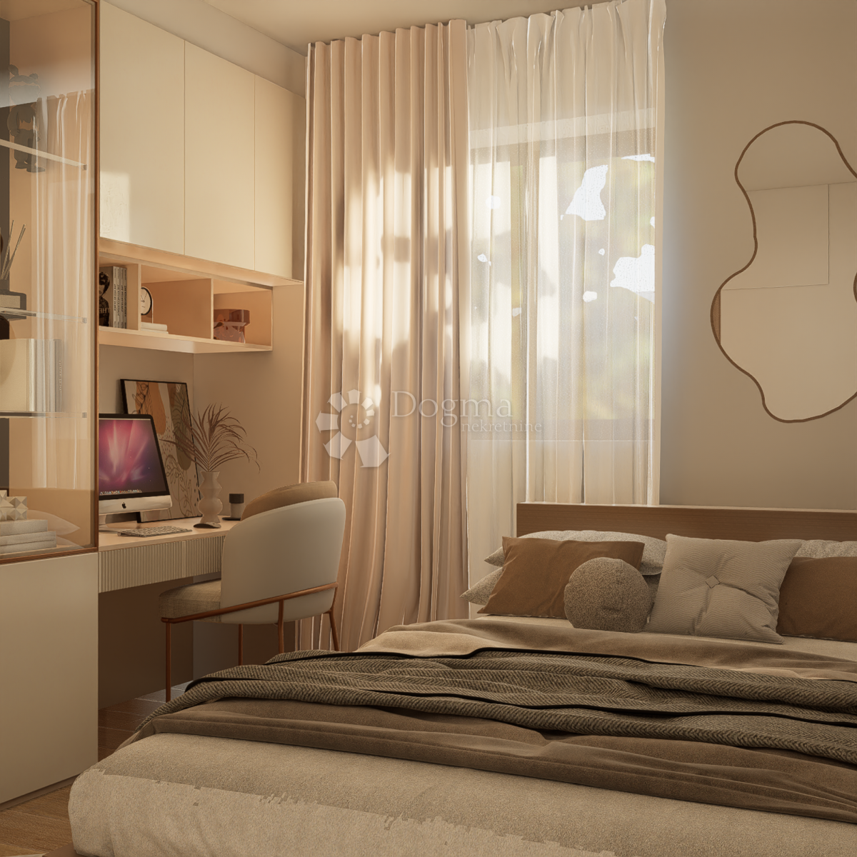 Moderno appartamento di 99 m² al 2° piano con 3 balconi e vista sul verde, Kaštel Stari nuovo edificio