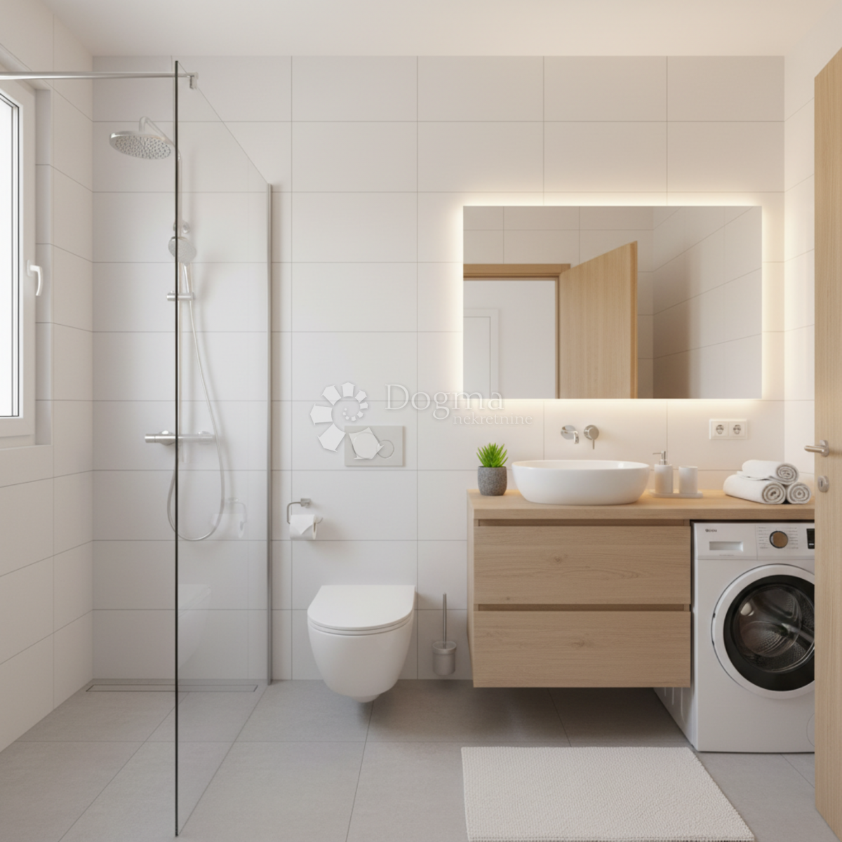 Moderno appartamento di 99 m² al 2° piano con 3 balconi e vista sul verde, Kaštel Stari nuovo edificio