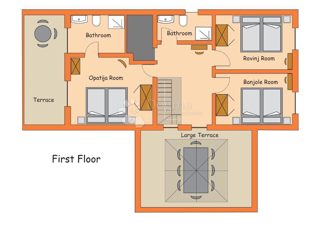 Casa con bellissimo giardino e piscina - 500 m dal mare