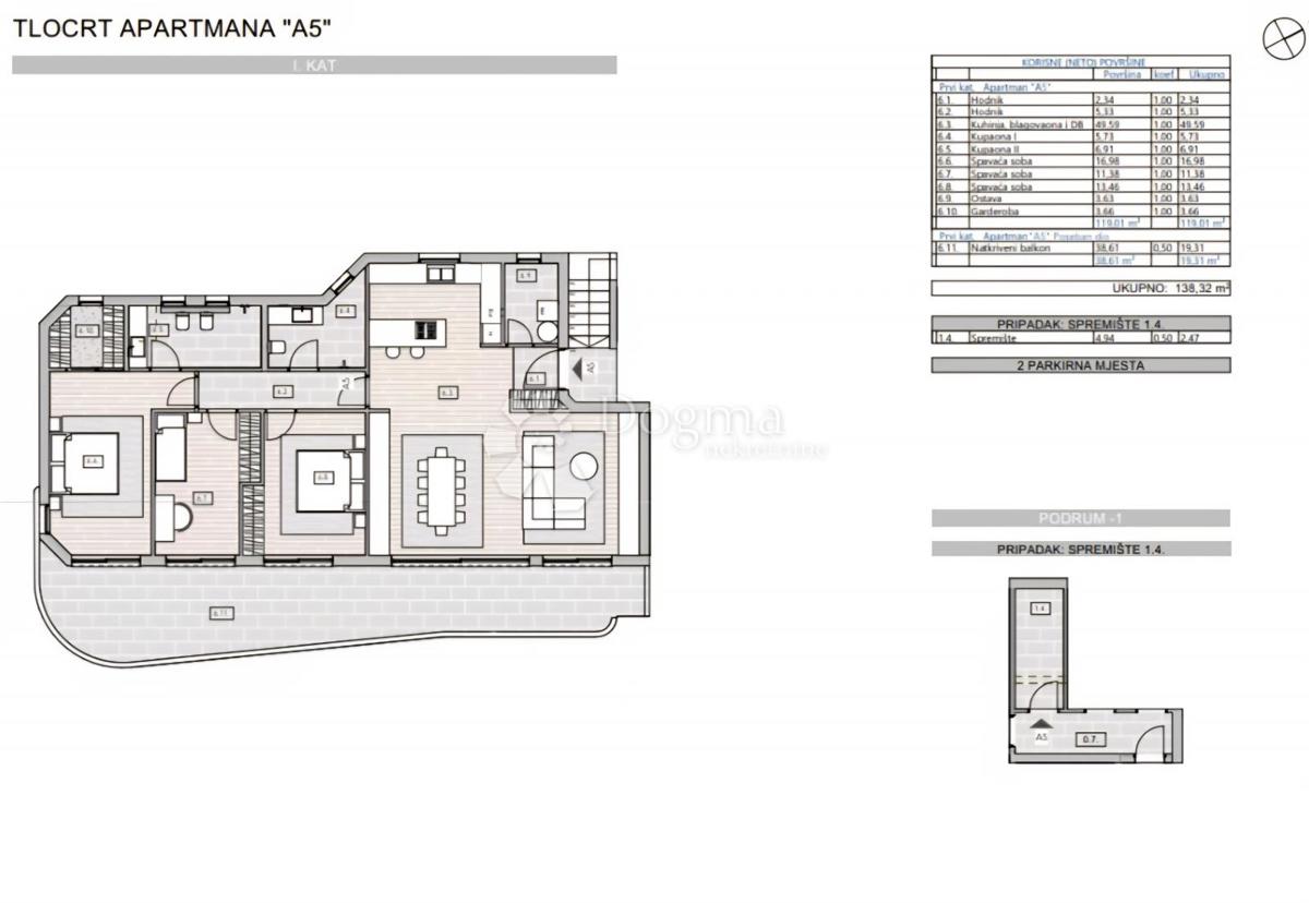 Allogio Opatija - Centar, Opatija, 141m2