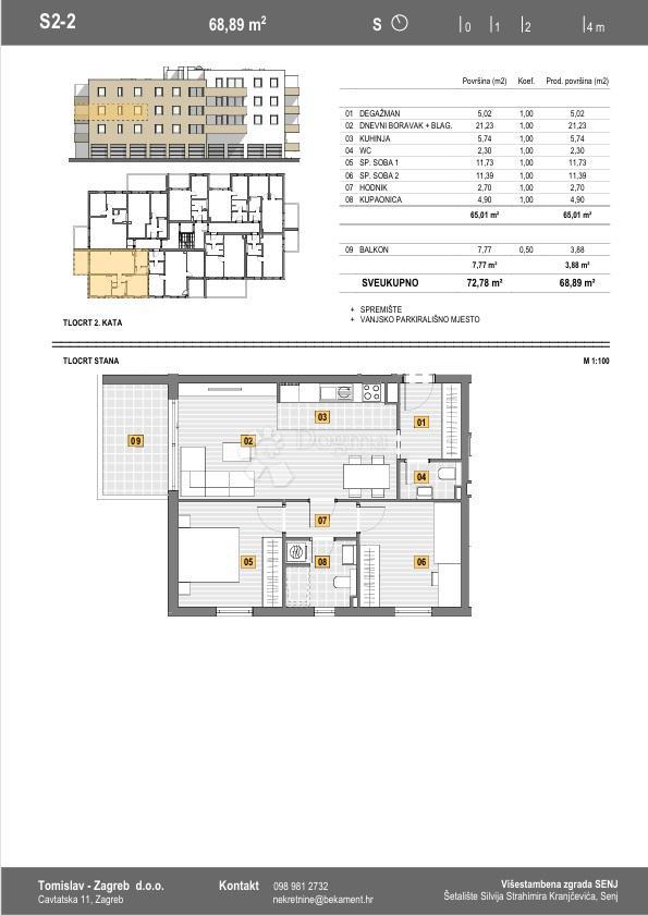 Allogio Senj, 31,21m2