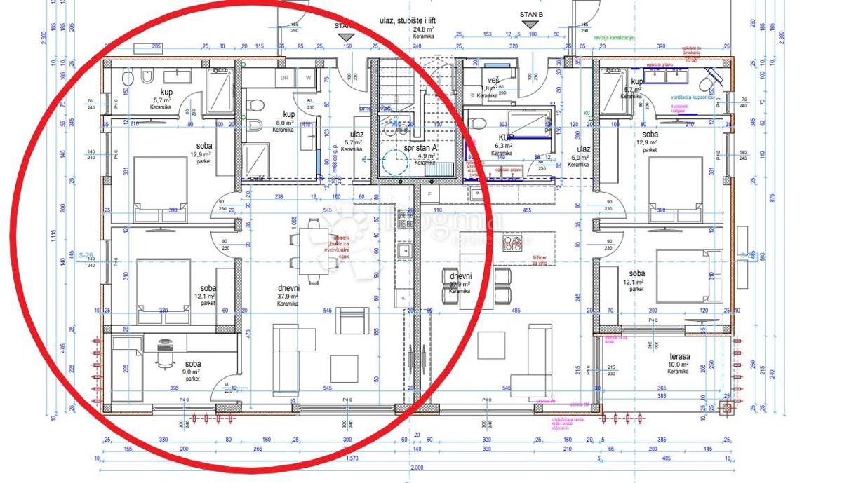 Allogio Rovinj, 138m2