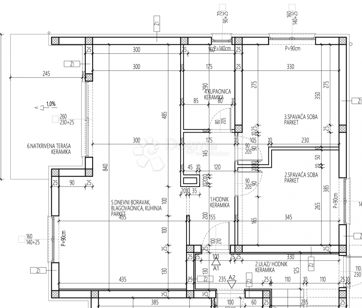 Allogio Brodarica, Šibenik - Okolica, 81,74m2