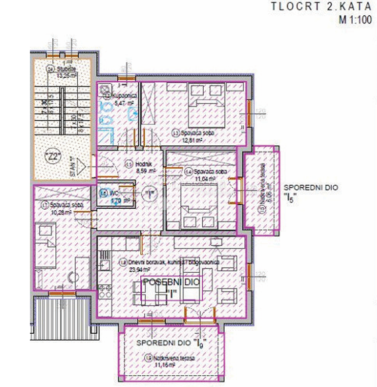 Allogio Poreč, 75m2