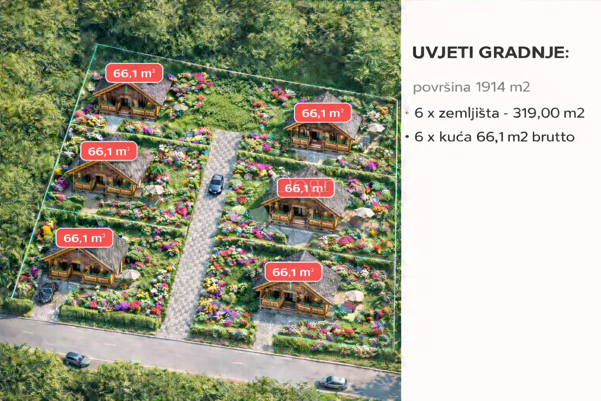 Terreno edificabile Vrata, Fužine, 1.914m2