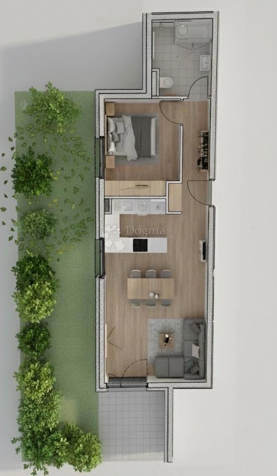 Allogio Donja Dubrava, 56,43m2