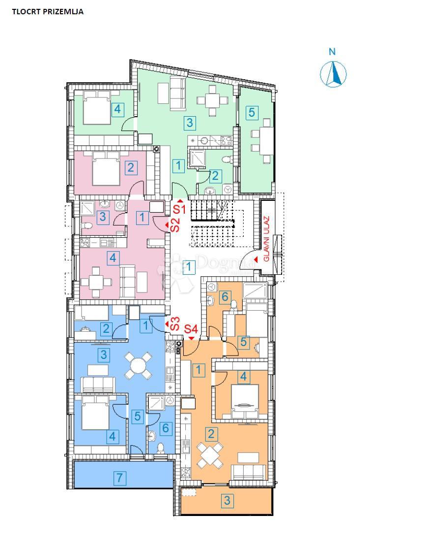 Allogio Đurđevac, 42,43m2