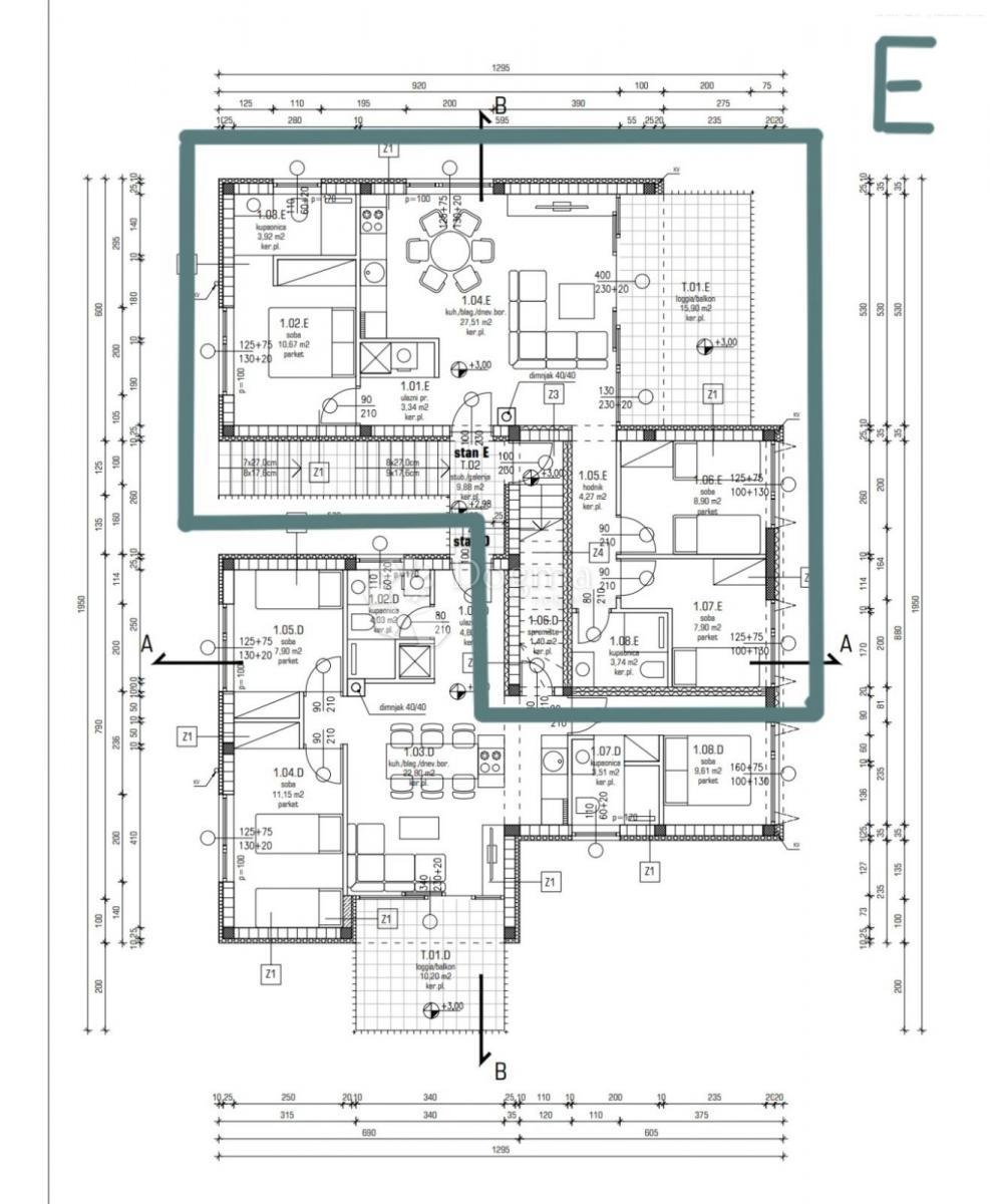Allogio Poreč, 91,05m2