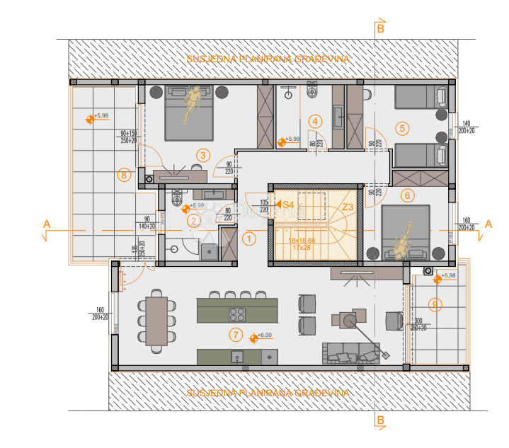 Allogio Štinjan, Pula, 66,27m2
