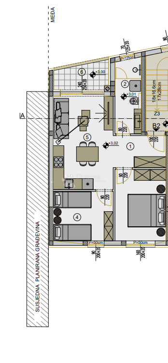 Allogio Veli vrh, Pula, 52,09m2