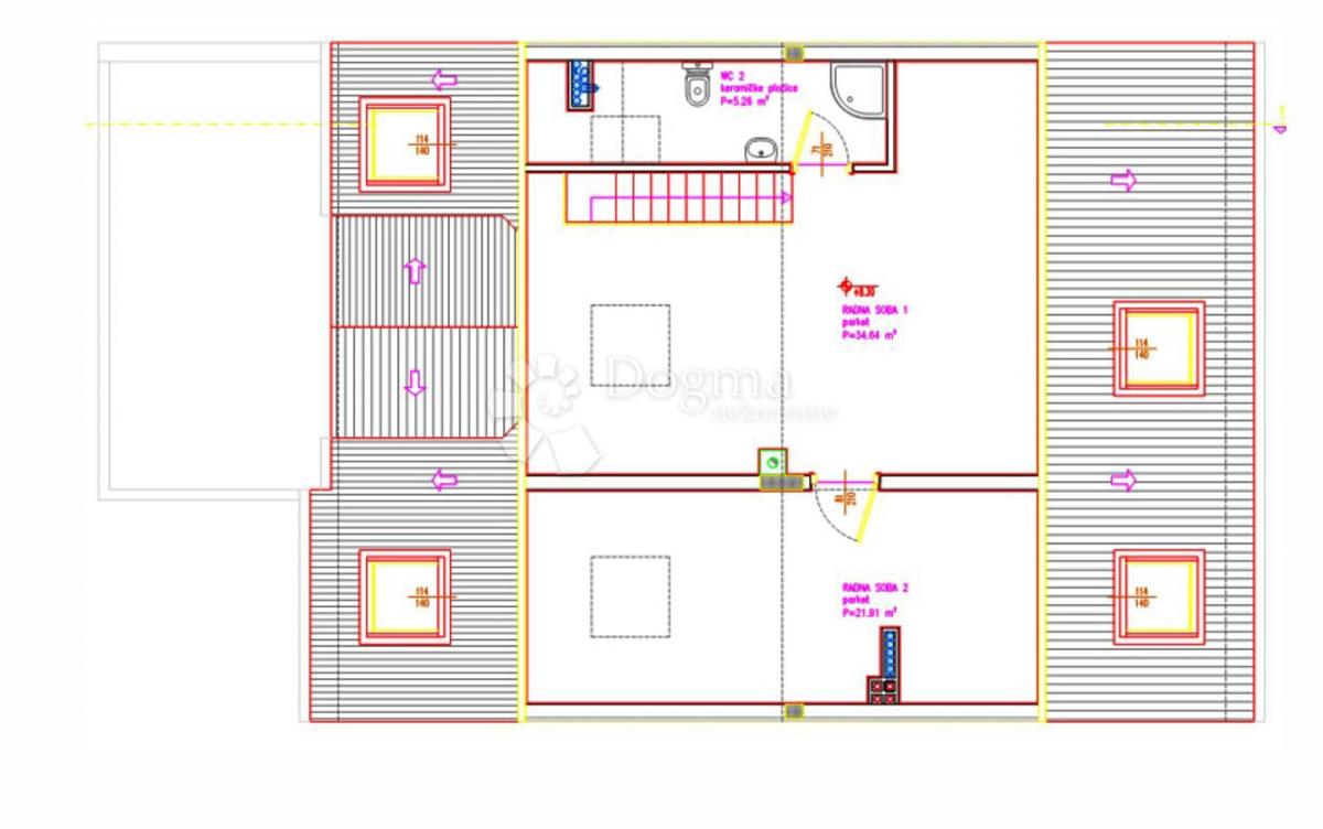 Allogio Prečko, Trešnjevka - Jug, 182,14m2
