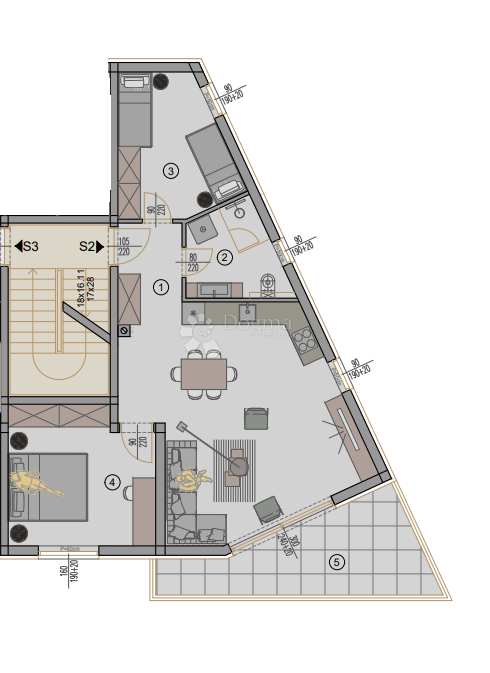 Allogio Centar, Pula, 77,88m2