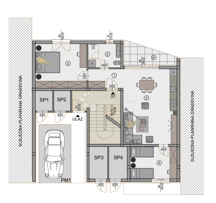 Allogio Centar, Pula, 77,88m2
