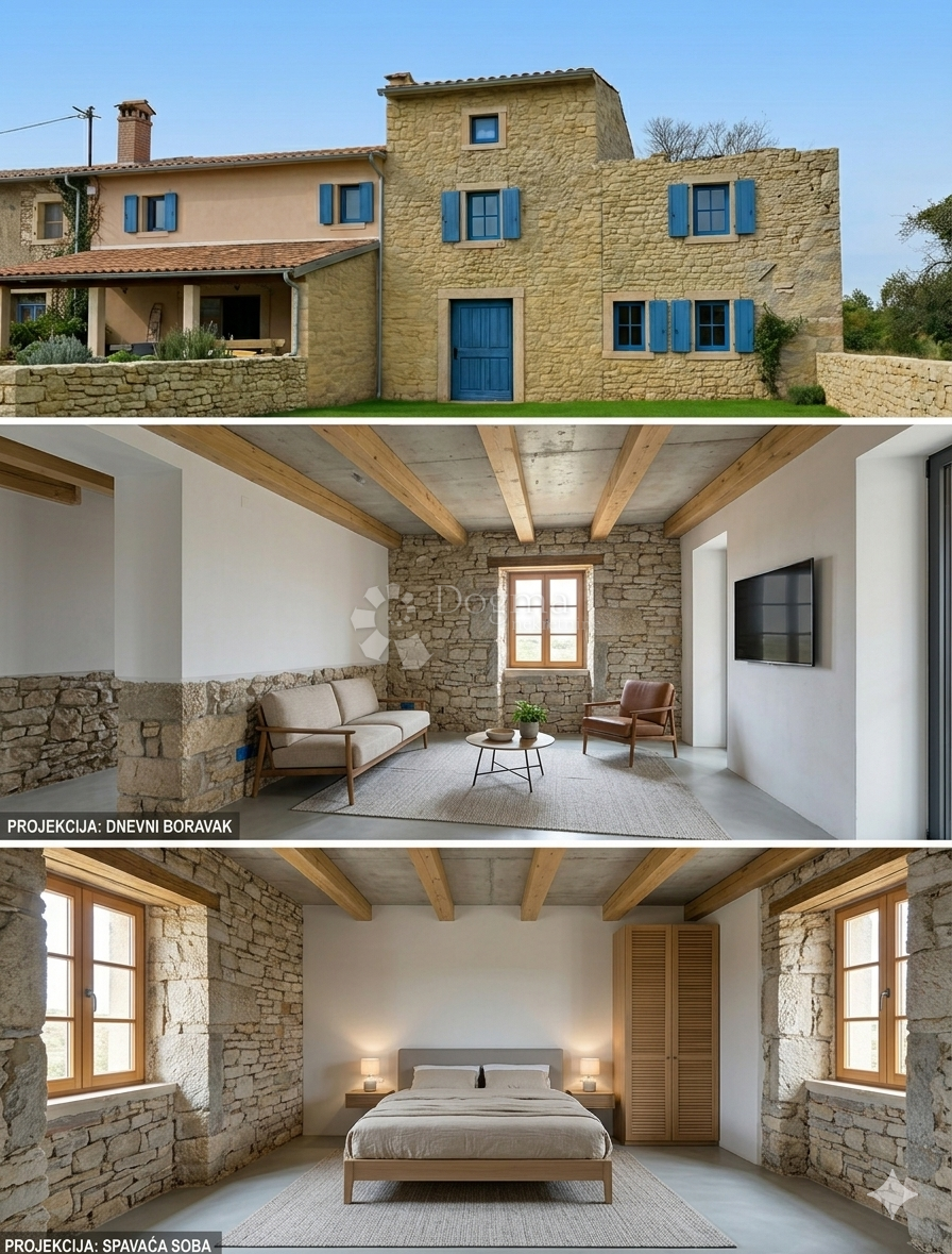 Casa Krasica, Buje, 75m2