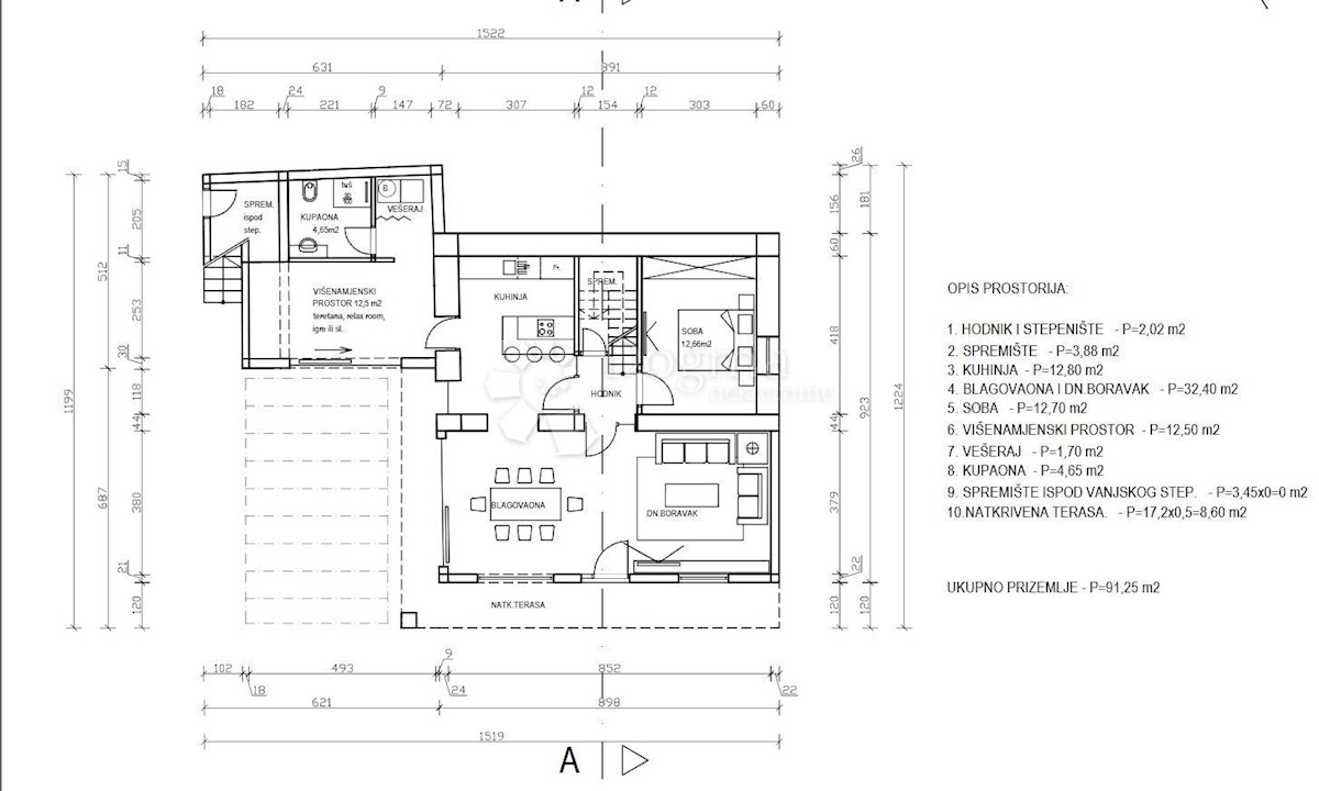 Casa Lopar, Rab, 127m2