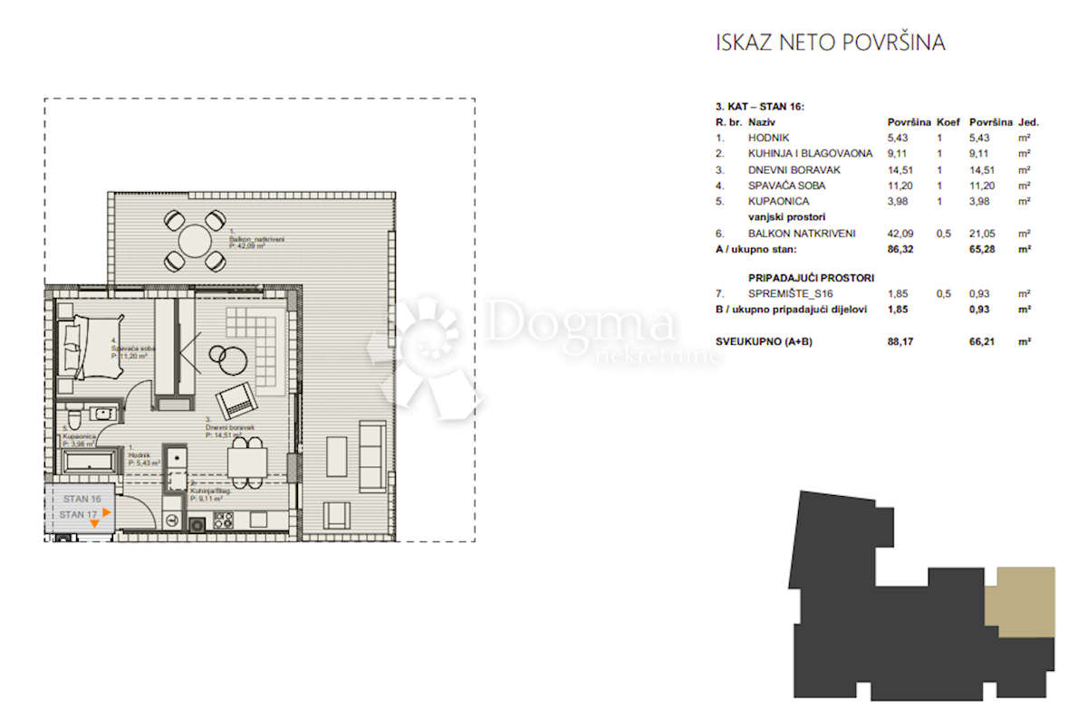 Allogio Centar, Varaždin, 67,56m2