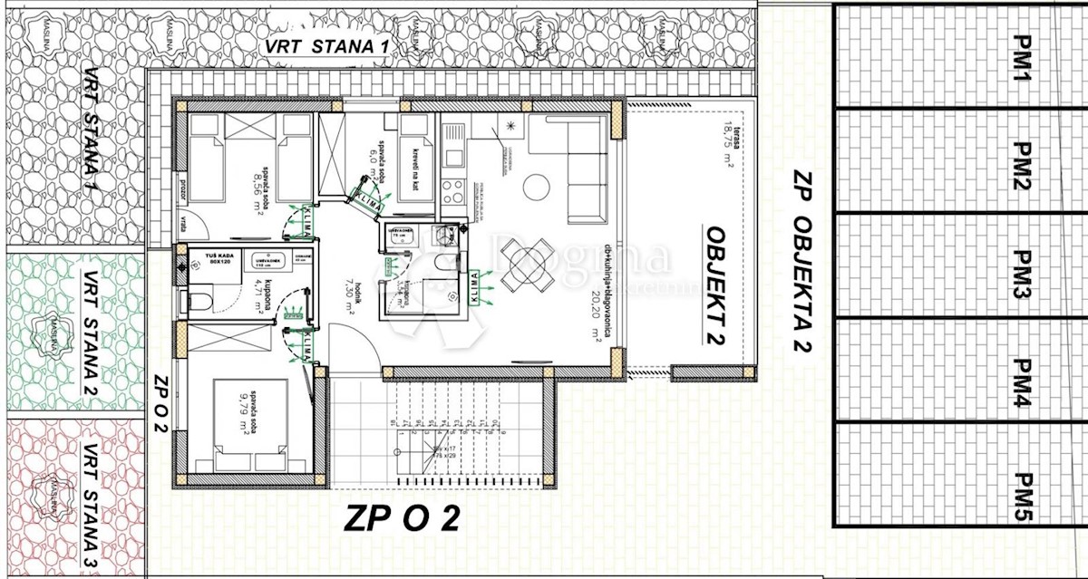 Allogio Vir, 78,75m2