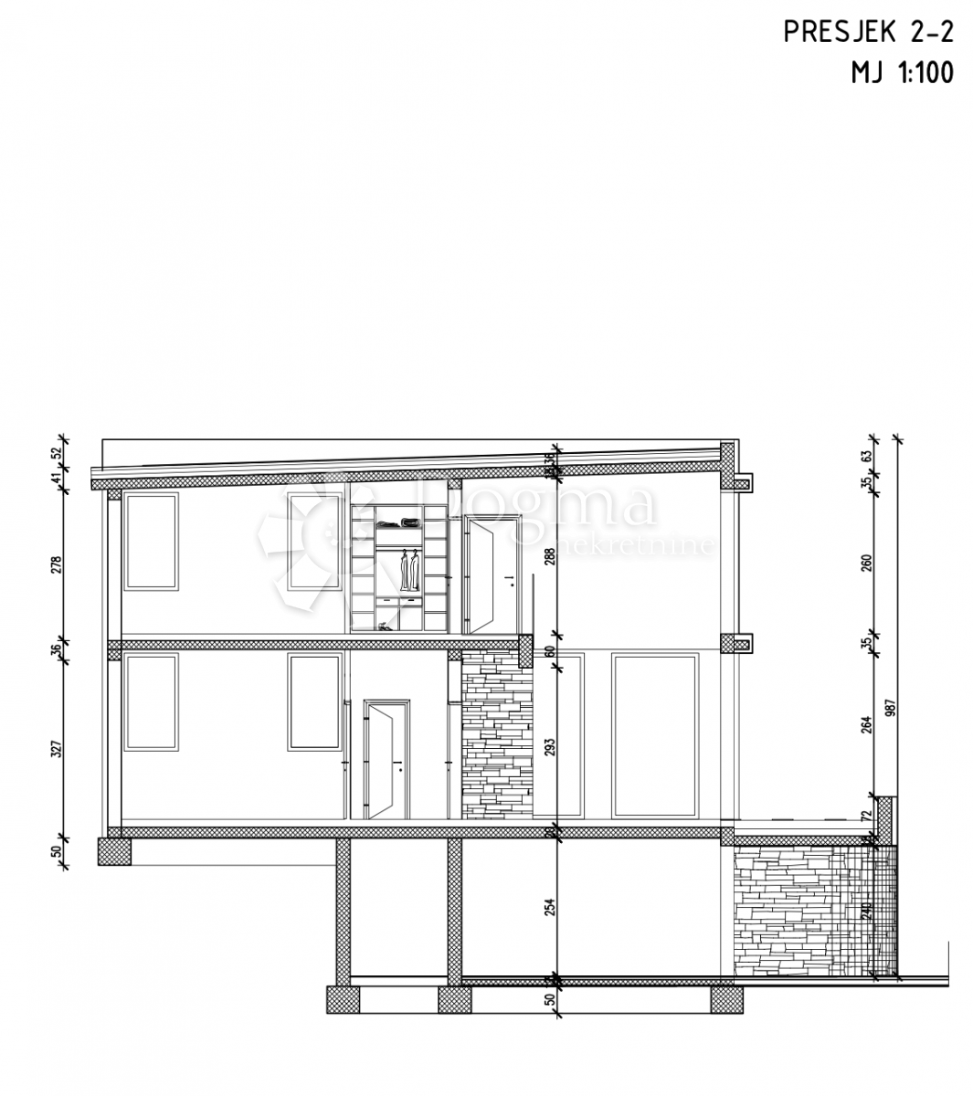 Casa Zatoglav, Rogoznica, 183,87m2