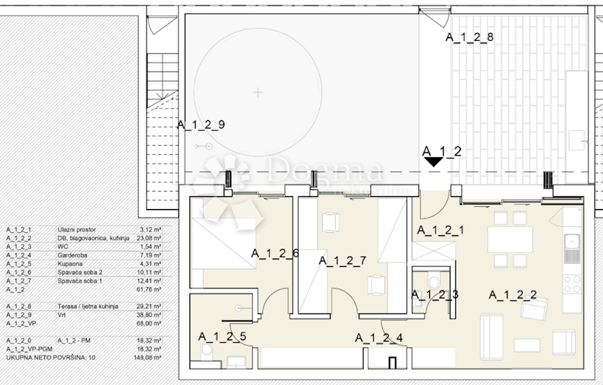 Allogio Brodarica, Šibenik - Okolica, 82,10m2