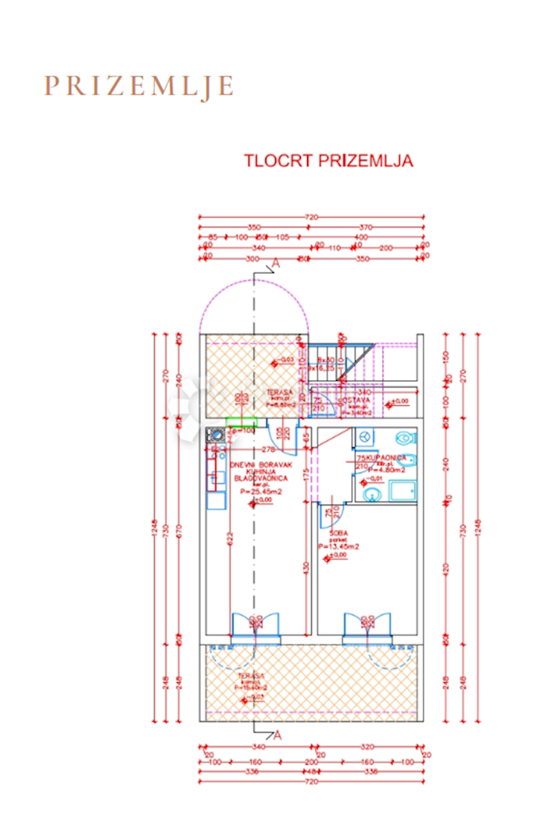 Allogio Medulin, 70,42m2