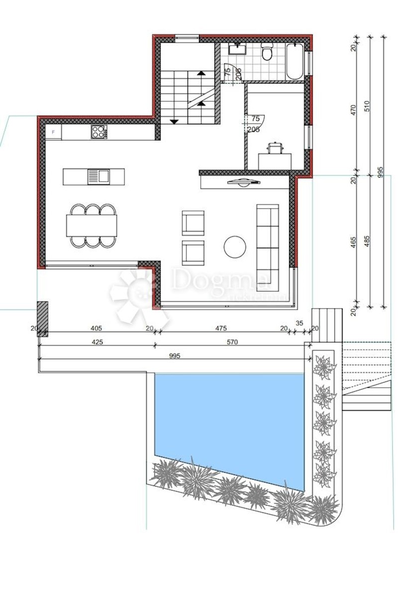 Casa Gornja Brela, Brela, 268,20m2