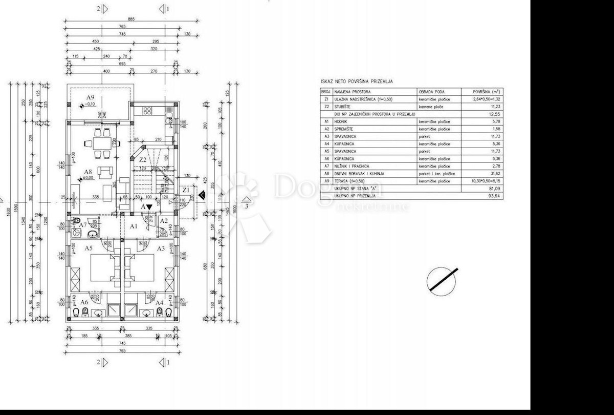 Allogio Medulin, 81,09m2